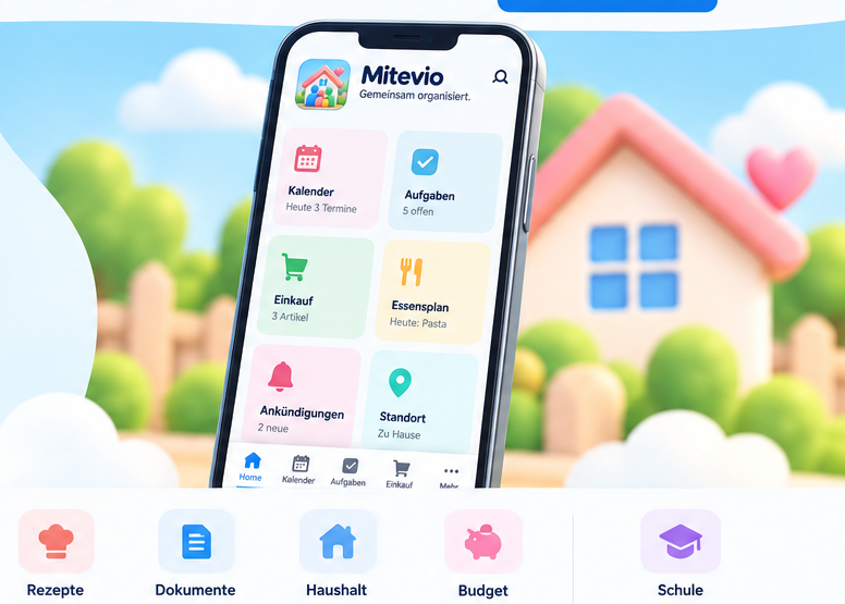 Mitevio App-Vorschau
